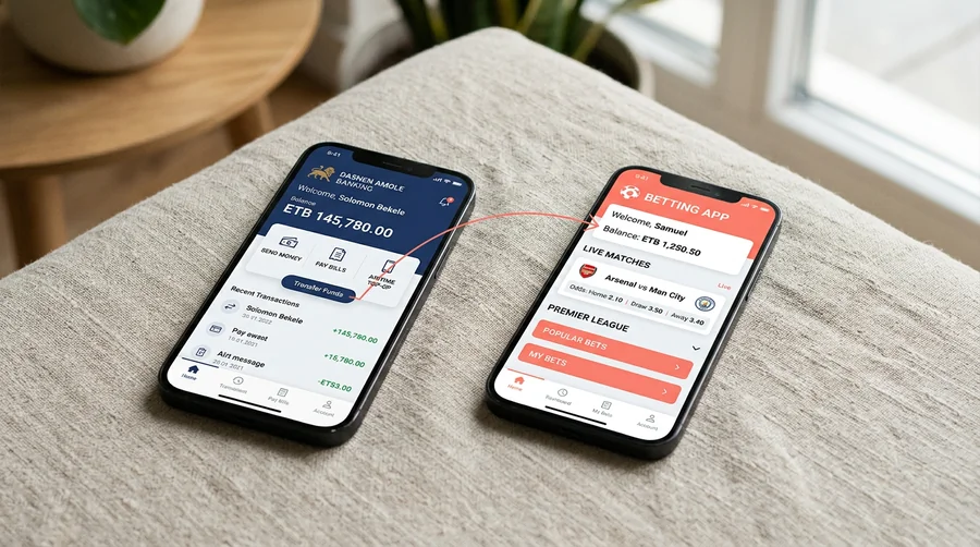 Amole Dashen App vs Betting App